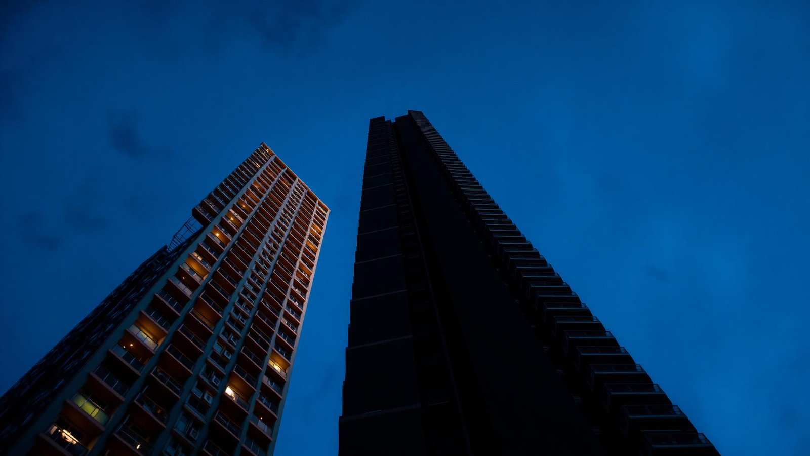 Edifício ao entardecer